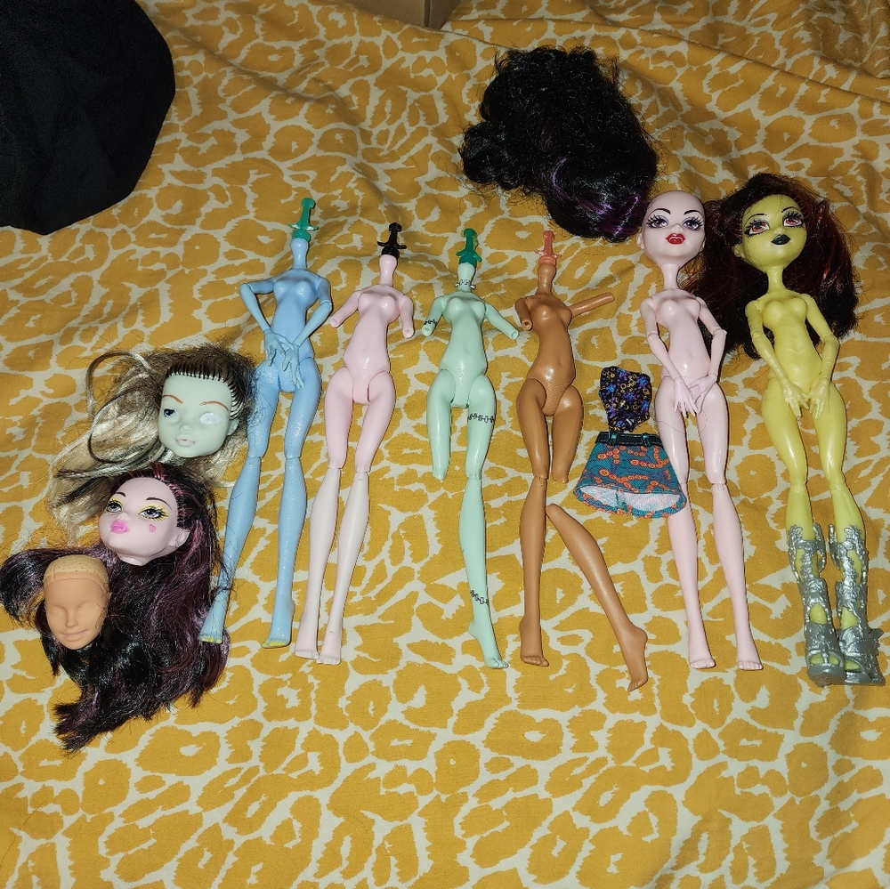 Monster High Parts Lot